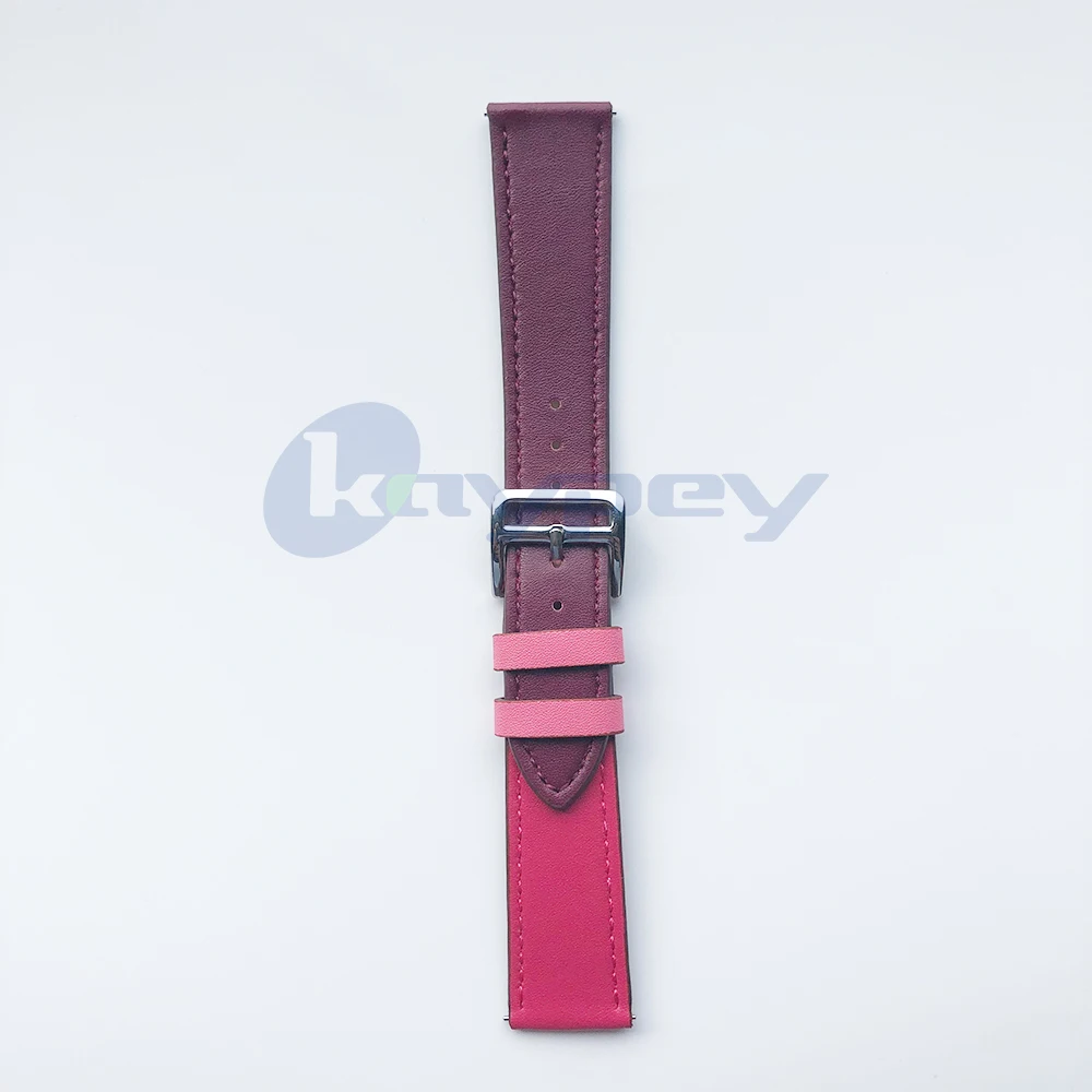 Rose wine Модный кожаный ремешок для Garmin Vivoactive3 3 Vivomove HR, умный браслет, браслет для Forerunner 645, музыкальный ремешок в полоску - Цвет: Rose wine