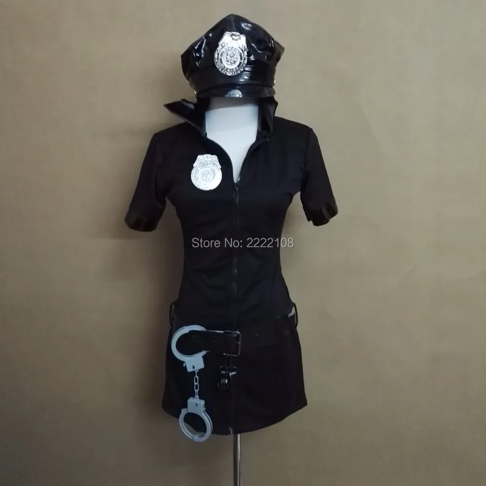 2019 Новинка на Хэллоуин костюмы для женщин костюм полицейского косплея платье