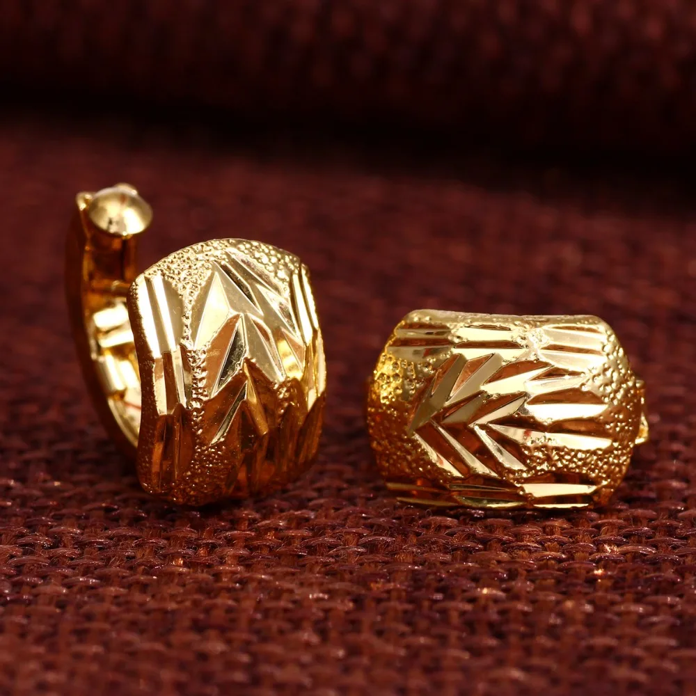 Золотые серьги с эфиопскими Америками и Канадой из Израиля в американском стиле