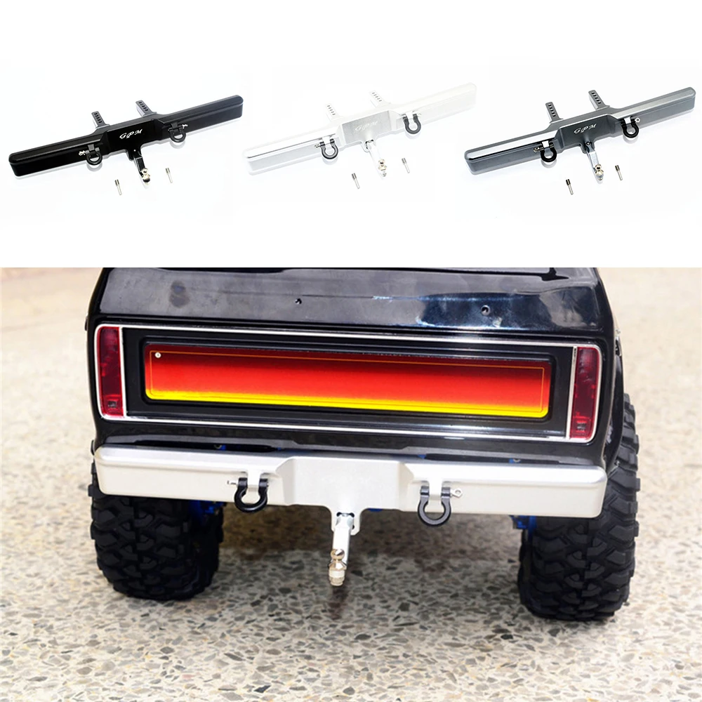 

Metal Front / Rear Bumper Set for Traxxas TRX4 Ford Bronco 1/10 RC Car Upgrade Parts with U-hook Tail Hook Accessories Kit