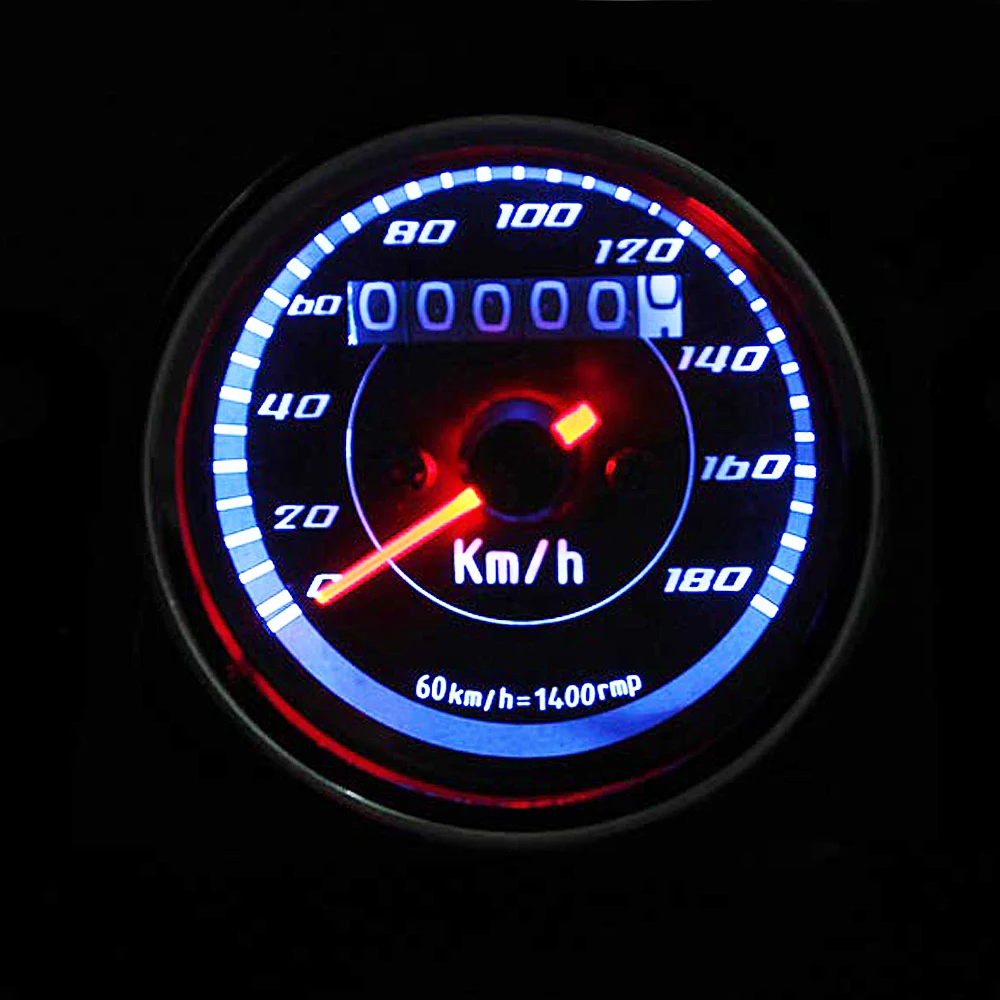 Где пробег на спидометре мотоцикла - фото