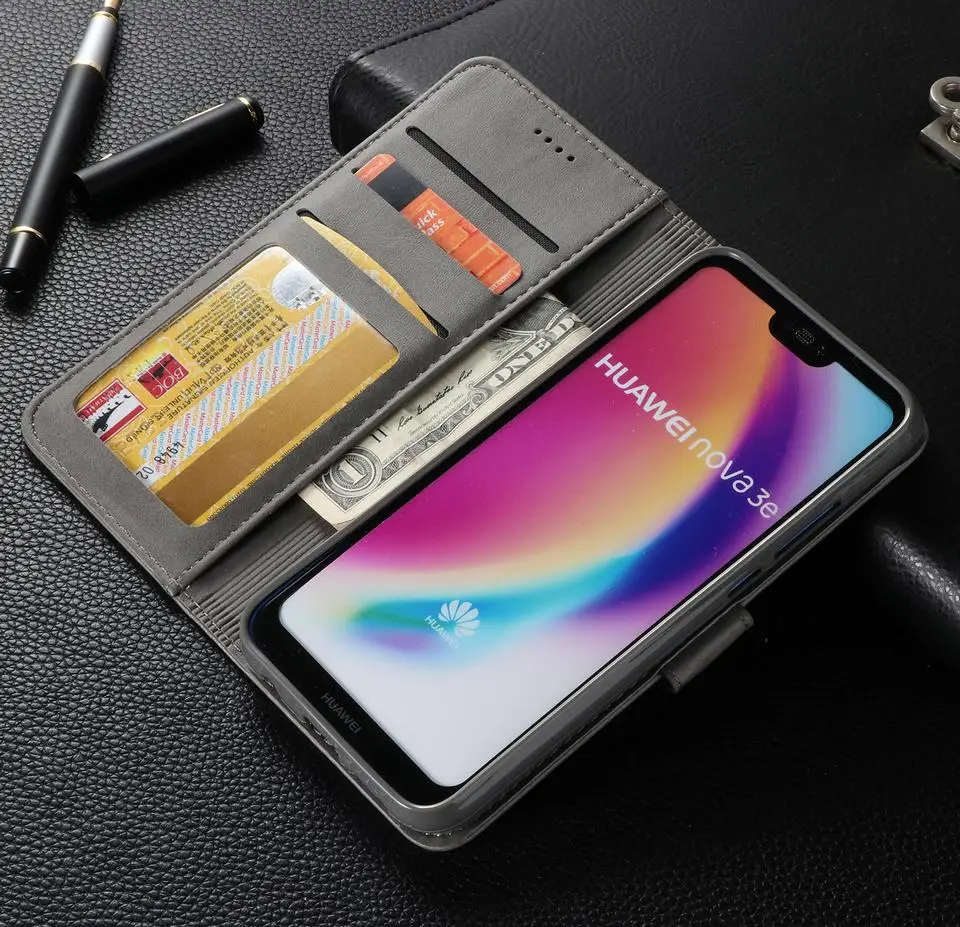 Кожаный флип-чехол для huawei p20 lite чехол huawei p20 чехол для телефона для huawei p20 pro флип-чехол s Чехол кошелек держатель для карт книга
