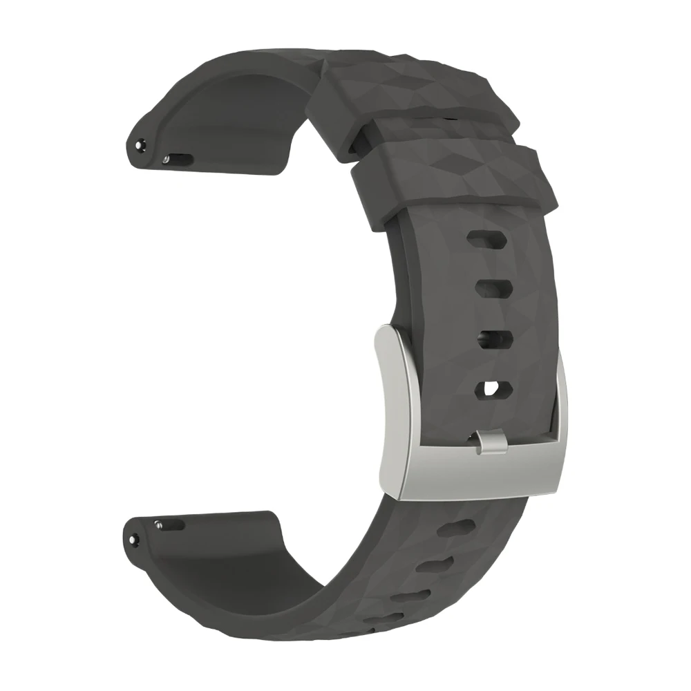 Серый Силиконовый спортивный браслет для смарт-часов Ремешок для Suunto Spartan спортивные наручные часы HR Baro Multisport gps часы браслет - Цвет: Серый