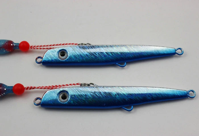 50 шт. 56 Г/80 Г/100 Г/150 Г Глубокое Море Троллинг Свинец Squid джиг Рыба Голубой