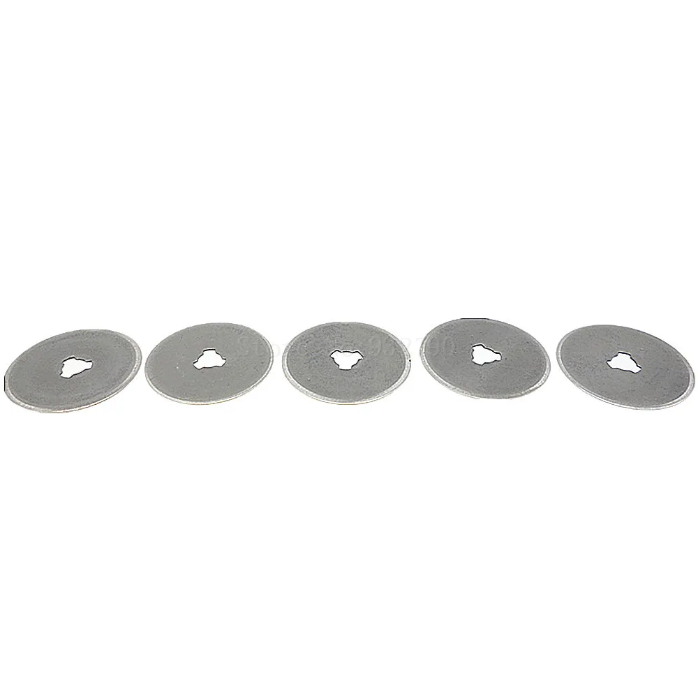 

5pc 28mm Patchwork Rotary Cutter Circular Cutters Blade Fabric Leather Craft Cutting Rotary Cutter Blades Compatible Spare Blade