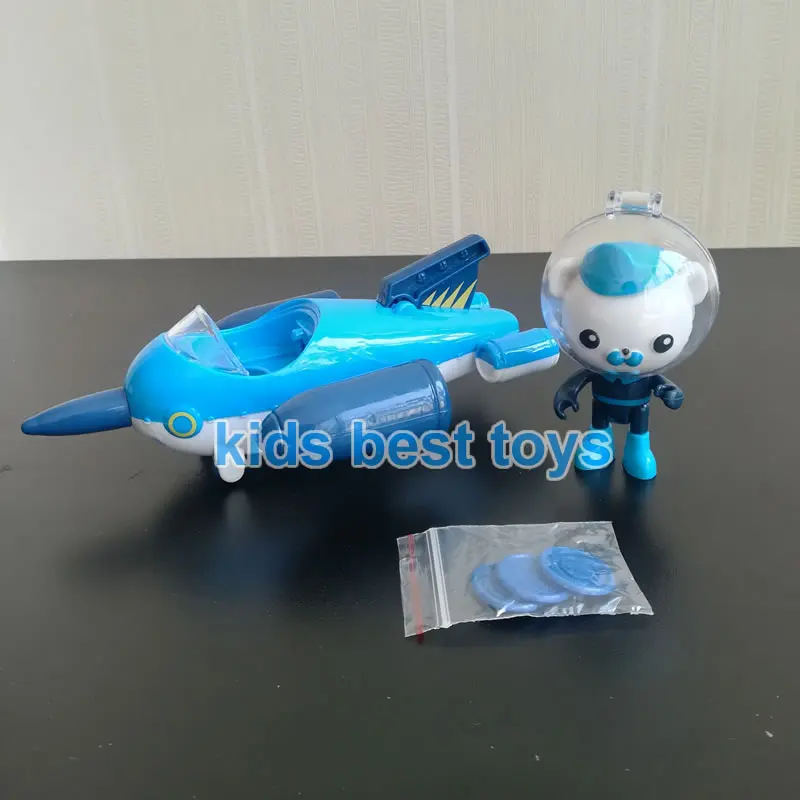 Octonauts стрельба Billfish лодка игрушки капитан Барнакл квази модели для маленьких детей Рождественский подарок