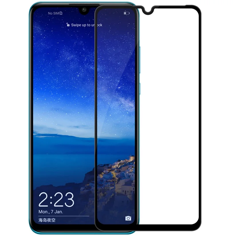 Закаленное стекло для Huawei P30 LITE Nova 4e Nillkin CP + противоударное полноэкранное