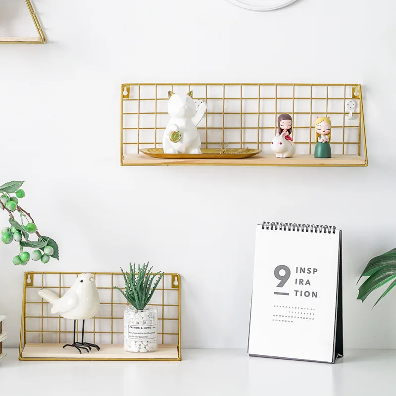 Металлическая Прямоугольная черно Золотая настенная рамка в скандинавском