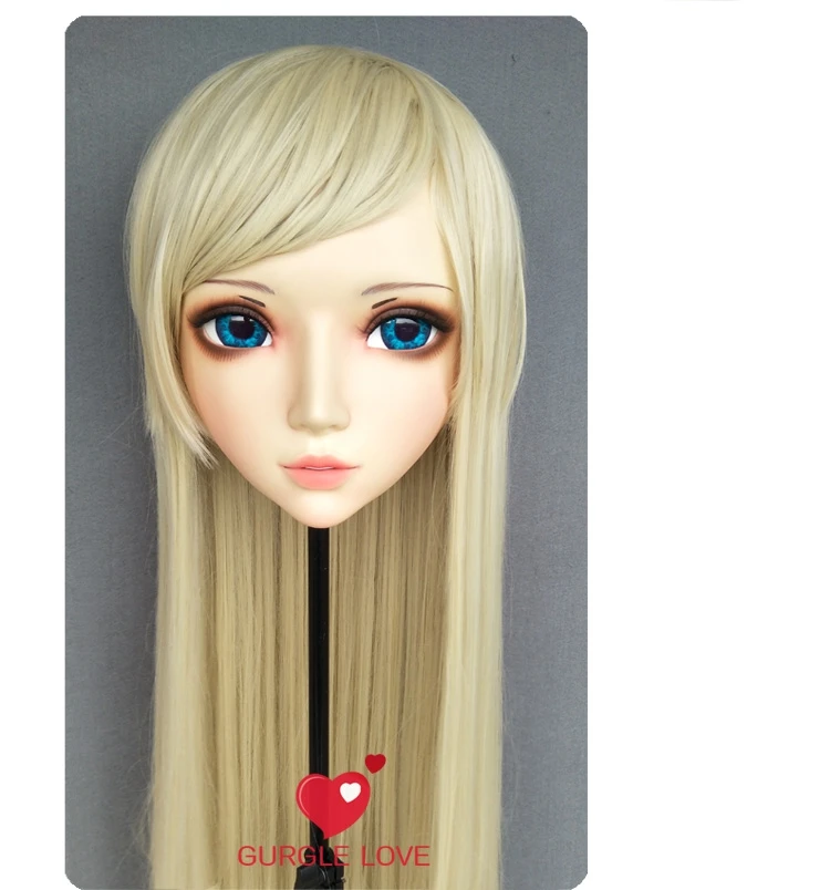 

(DM110) Resin Girl Japan Anime Kigurumi Cosplay Masks Comic and Animation Mask Cosplay Women Cartoon BJD Crossdressing