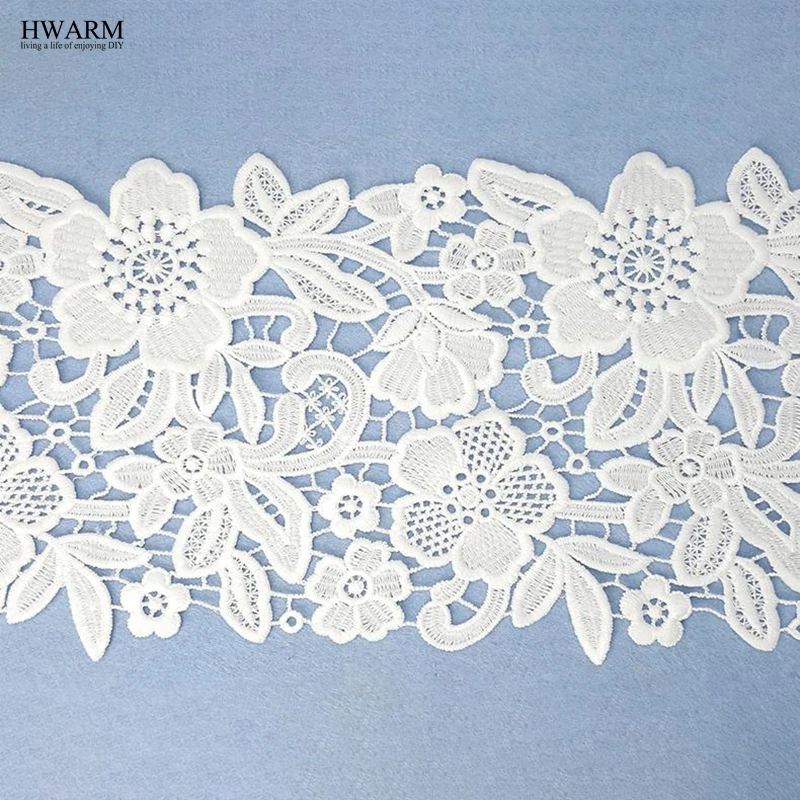 

5yard white african lace fabric teal lace trim curtain wedding decoration for home DIY Milk silk lace fabric ribbon watersoluble