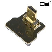 chenyang cyfpv micro hdmi compatible type d male up angled 90 degree for fpv hdtv multicopter aerial photography