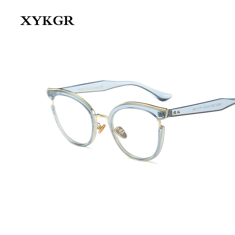 XYKGR, Ретро стиль, кошачьи глаза, пикантные очки, для мужчин и женщин, большая оправа, очки, оправа, Дамская мода, тренд, оптические очки, оправа для компьютера