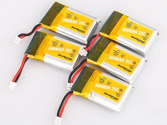 BeeRotor 1S 3 7 V 300mah 20C LiPo батарея для TinyBee Micro FPV Racing Drone 5 шт./лот|lipo battery|battery lipo battery3.7v battery |