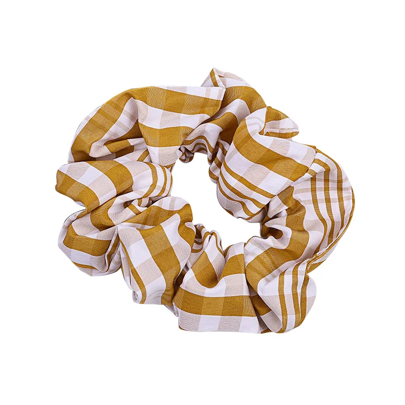Yellow Scrunchie 1 шт., Женские Элегантные Бархатные Однотонные эластичные резинки для волос, держатель для конского хвоста, резинки для волос, резинка для волос, повязка на голову, женские аксессуары для волос - Цвет: Yellow Scrunchie