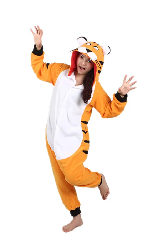 Animal Costume Cosplay Adult Pyjamas JP pink blue yellow Penguins tiger bee sheep and pigs deer owl Pajamas |