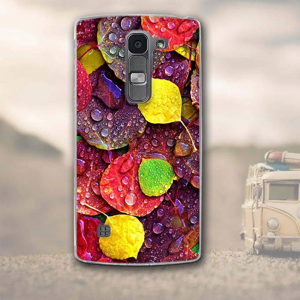 14 Для LG Spirit 4G LTE H440Y H420 H422 H440N силиконовый чехол с 3D цветком для LG Spirit чехол из мягкого ТПУ чехол для телефона 4,7" - Цвет: 14