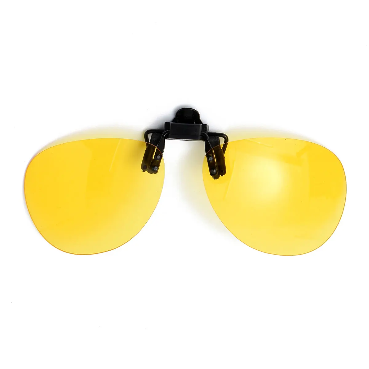 Night Vision Yellow Bobing унисекс поляризованные прикрепляемые солнцезащитные очки близорукие вождения ночного видения объектив Anti-UV400 Велоспорт солнечные очки клип - Цвет: Night Vision Yellow