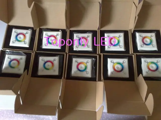 2017 Горячая продажа настенный сенсорный затемняющий RGB светодиодный контроллер