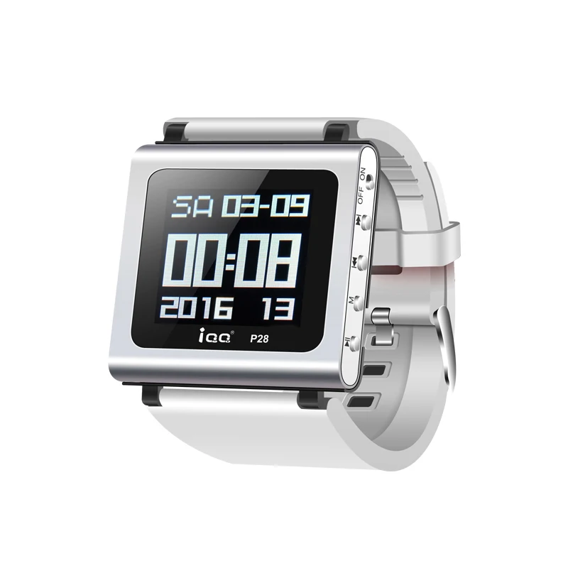 Smart Watch MP3 плеер Спорт с lossless записи hifi проигрывателя mp 3 радио fm tf Player Нилин P28 MP