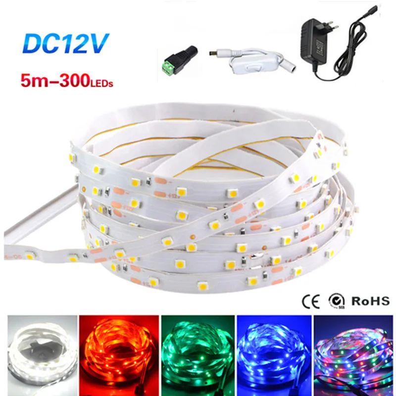СВЕТОДИОДНАЯ лента SMD 2835 12 В 1 м 2 3 4 5 Рождественская декоративная настольная с