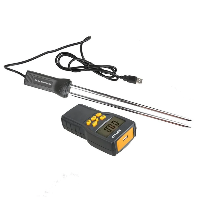 Цифровой измеритель влажности зерна MD7822 с ЖК дисплеем|moisture meter|grain moisture metergrain |