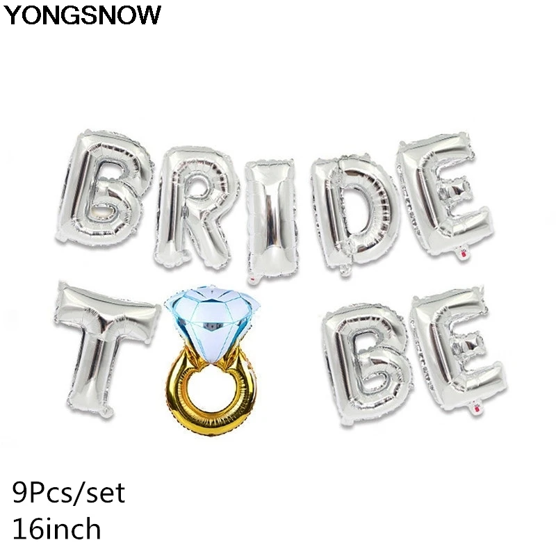 R03 SILVER BRIDE Невеста Miss To Mrs Love Сердце автомобиля бутылки вина форма фольга надувной гелиевый воздушный шар Свадебная вечеринка День Святого Валентина Декор - Цвет: R03 SILVER BRIDE