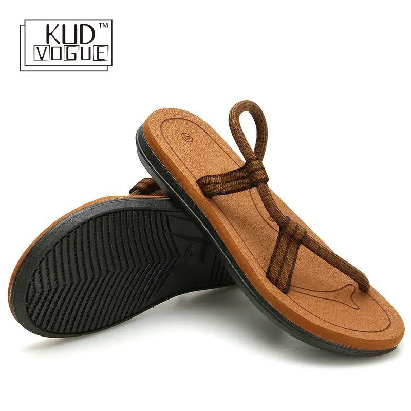 KUDVOGUE/мужские сандалии Sandalias Hombre гладиаторы мужская летняя пляжная обувь в