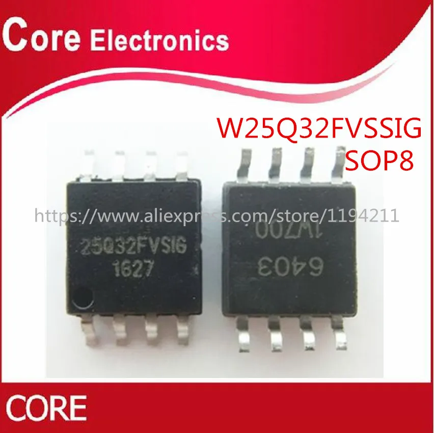 Новинка 100 шт. W25Q32FVSSIG SOP8 25Q32 W25Q32FVSIG W25Q32 | Интегральные схемы