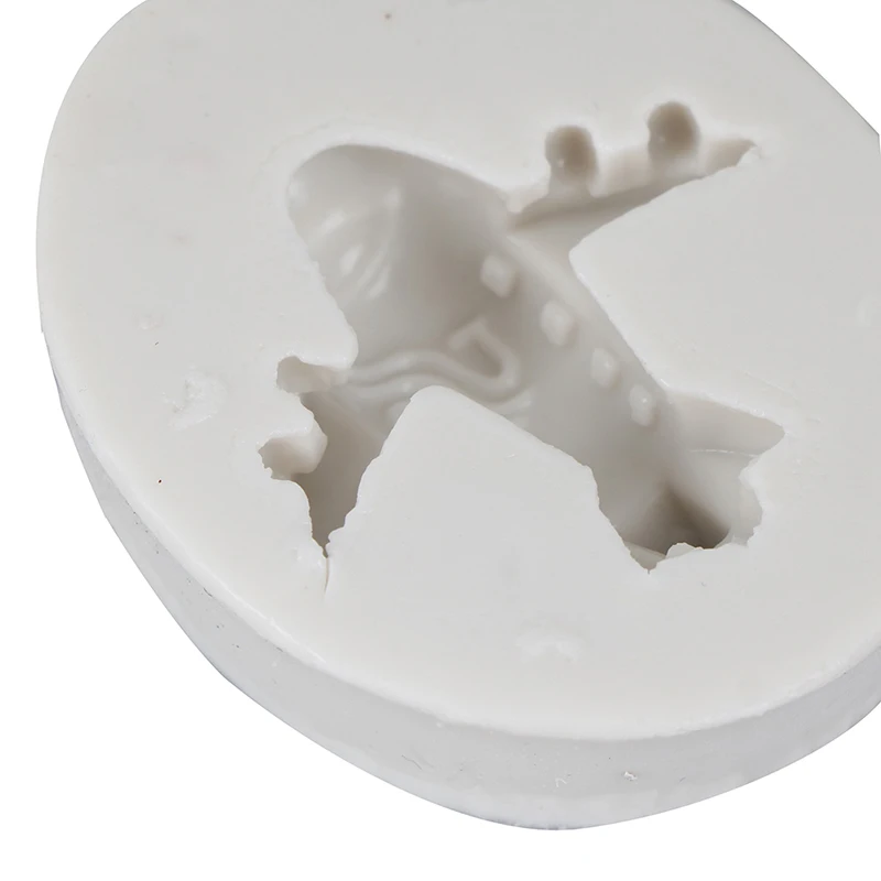 Mould Embossing Die Fondant Aircraft Cake Decoration Tool Tiny Mini Airplane Shape Silicone Mold Paste Chocolate Bakeware | Дом и сад