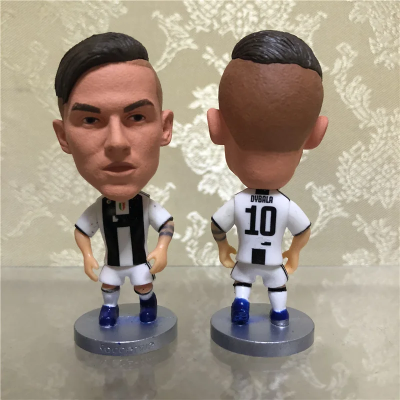 Soccerwe высота 6 5 см полимерный футбольный звезда кукла JUV #2019 сезон 10 Paulo Dybala белый
