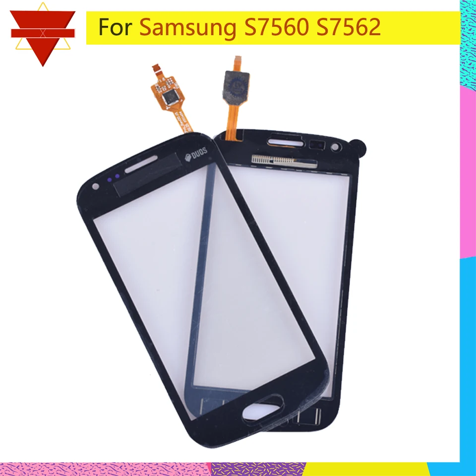 10 шт \ Лот Новый S7560 S756 для samsung galaxy Trend GT S7562 дигитайзер сенсорный экран Замена