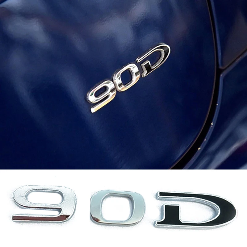 Эмблема слово P100D письмо логотип значок для Tesla модель S модель X P100D/P90D/85D 75D аксессуары для стайлинга автомобилей