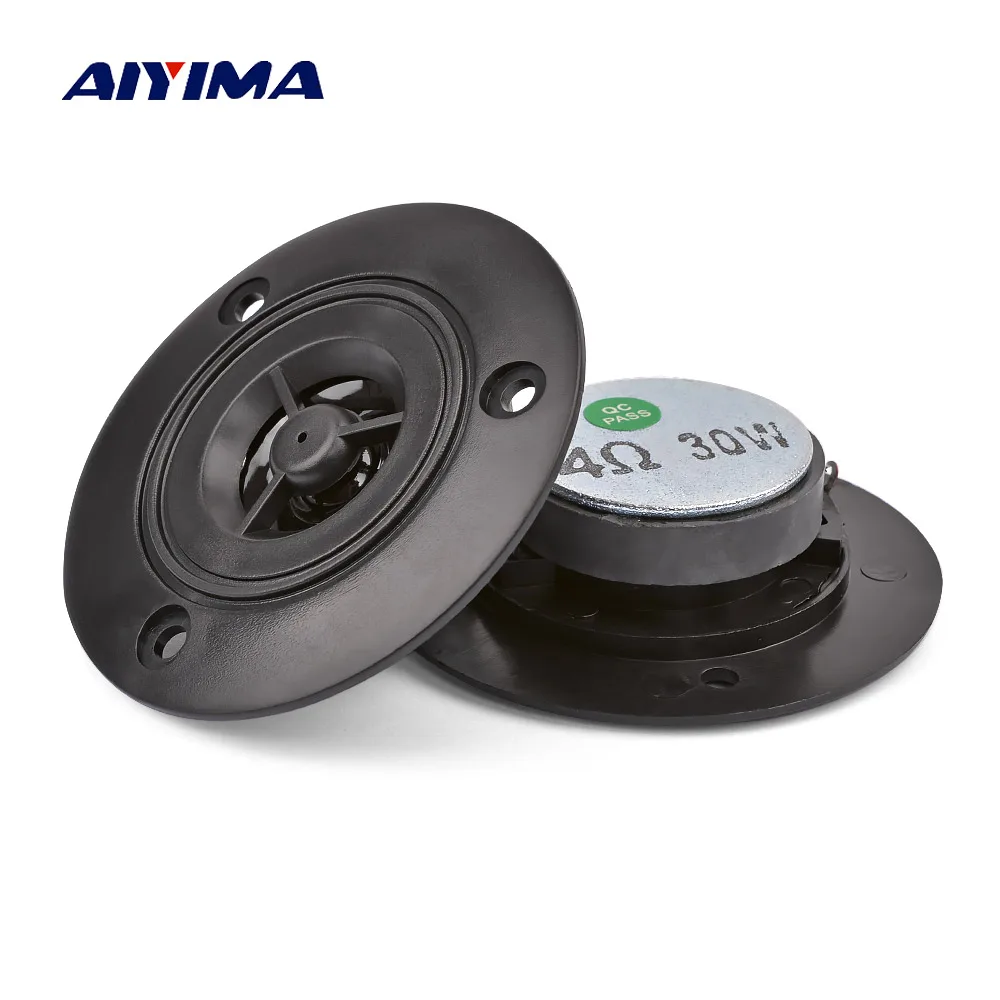 AIYIMA 2 шт. 3 дюймовый мини аудио портативный динамик s 4 Ом 30 Вт Bluetooth DIY домашний
