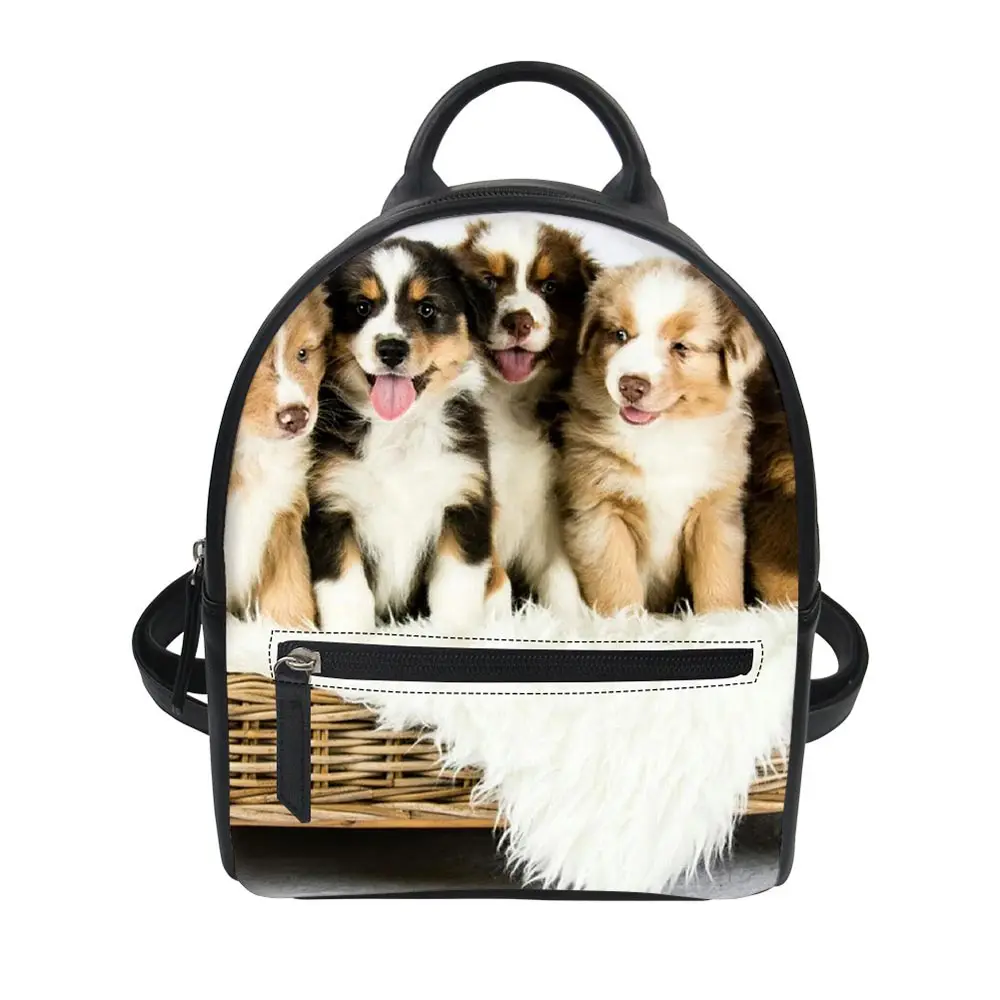 Подростковая австралийская овчинка ранцевый рюкзак для влюбленных