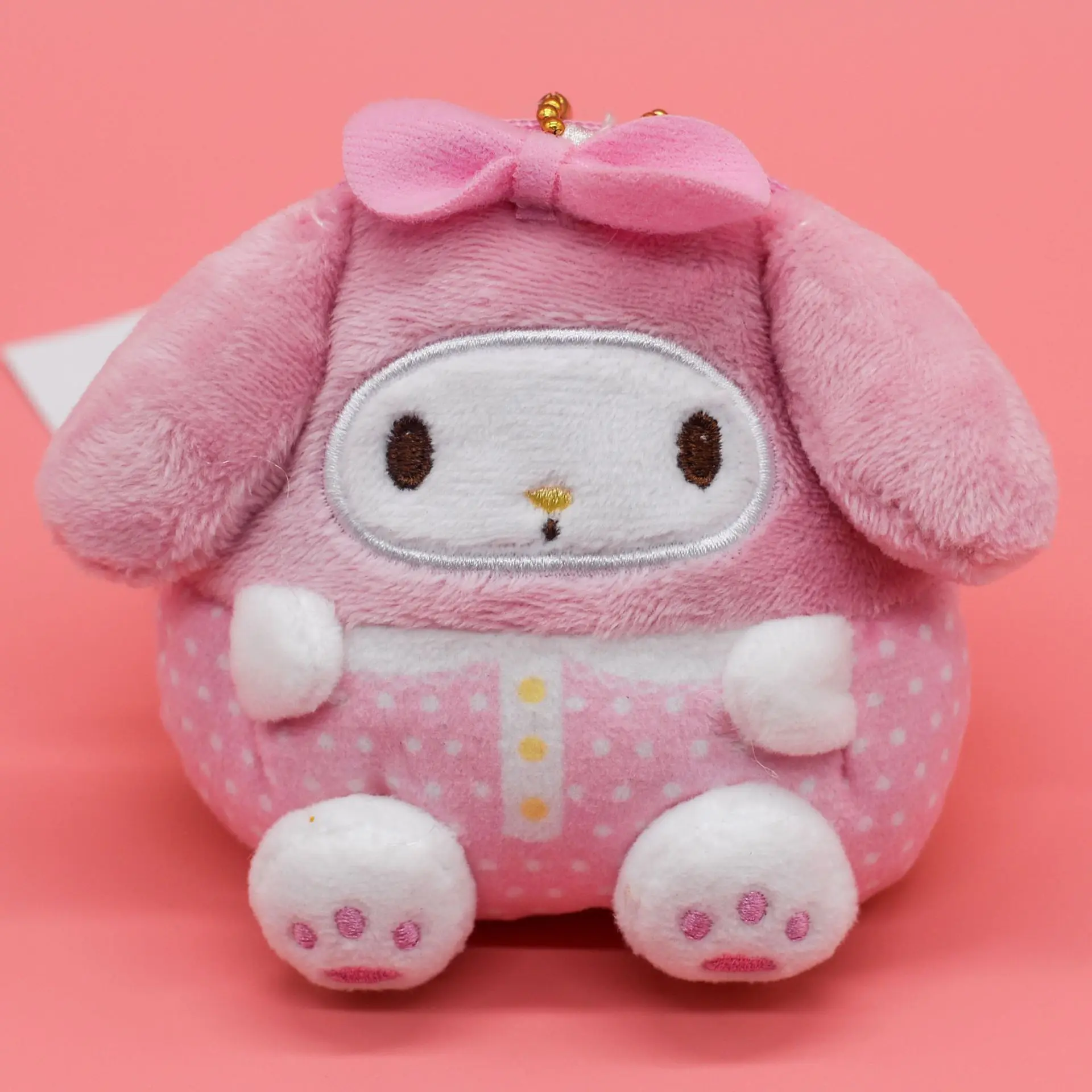 1pcs 9cm Sanrio Cute Anime Cartoon Plush Toys My Melody Animal Crossing Dolls Soft Kity Cat Coin Pure Pendant for Girls Gifts