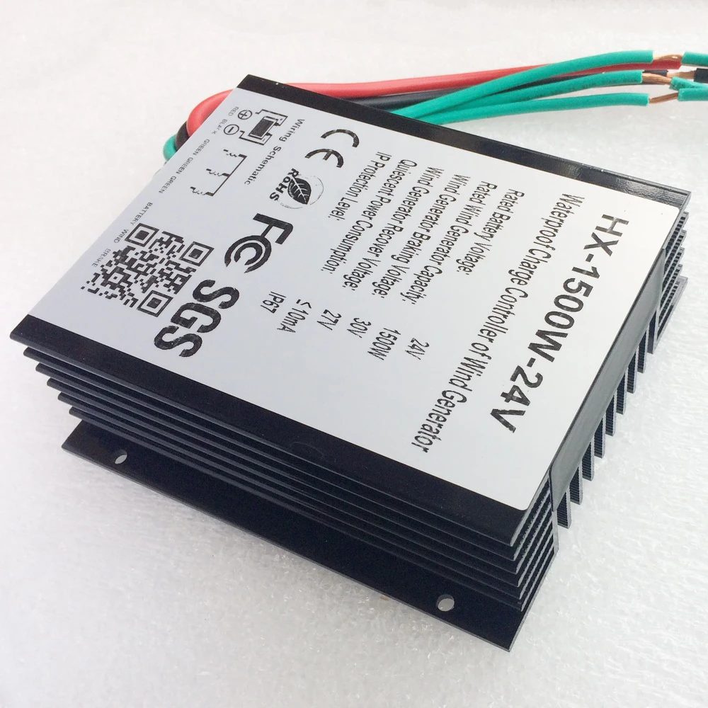 1000W_1500W_2000W ветрогенератор контроллер заряда 48V 24V ветряной генератор регулятор заряда аккумулятора Водонепроницаемый IP67