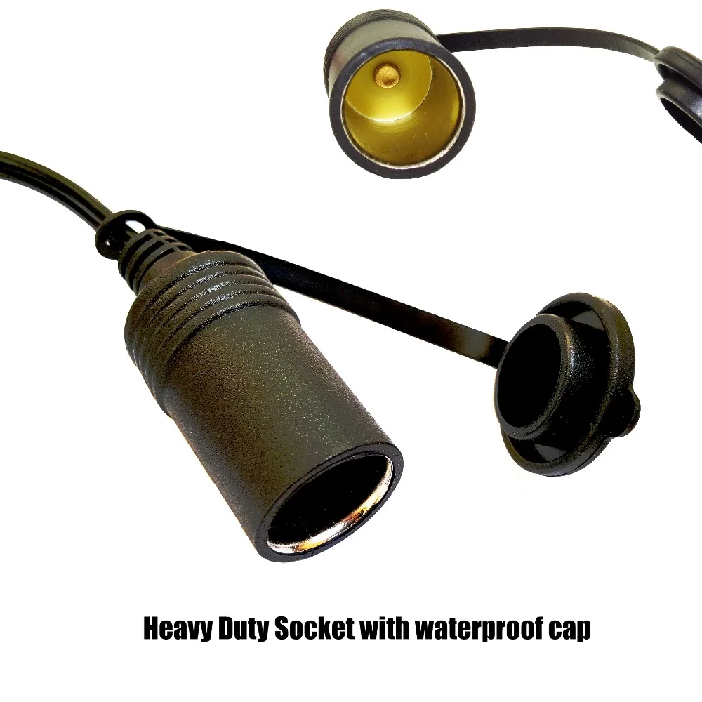 Прикуриватель MOTOPOWER MP69003 с разъемом папа и мама|cable batterie|sae battery connectorcable with connector |