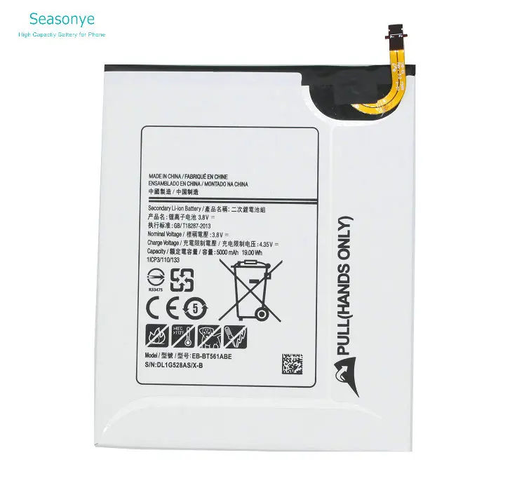 Seasonye 10x5000 мАч/19.00Wh EB BT561ABE Замена литий полимерный аккумулятор для планшета Samsung