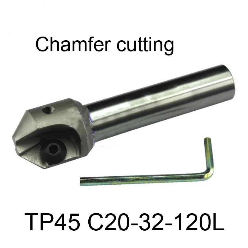 TP45 C20-32-120L 45 градусов 12 мм-32 мм cnc фаски держатель инструмента C20-32-120 | Инструменты