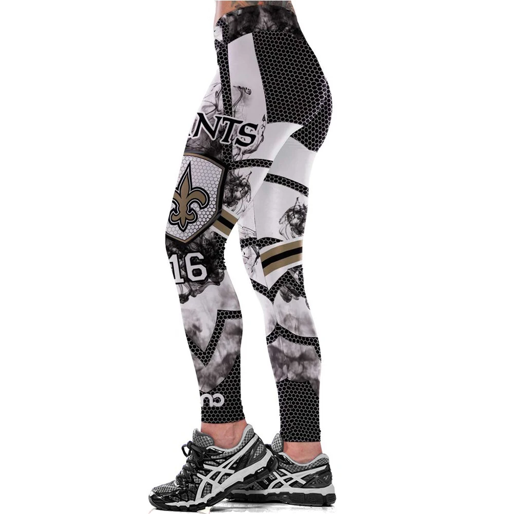 

2019 Hot sale High Waist pants Fashion Women 3D print number match Sexy comfortable fitness silm wholesale Free ship