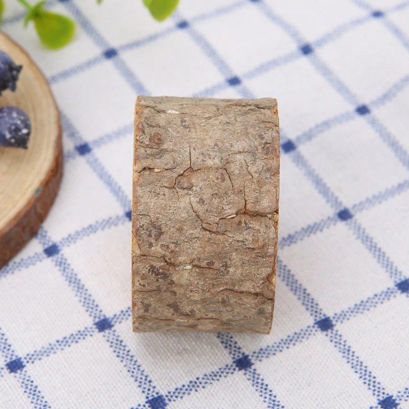 Smooth Wood Napkin Ring Fabrics Holder Rustic For Wedding Party Table Decor Gift | Дом и сад