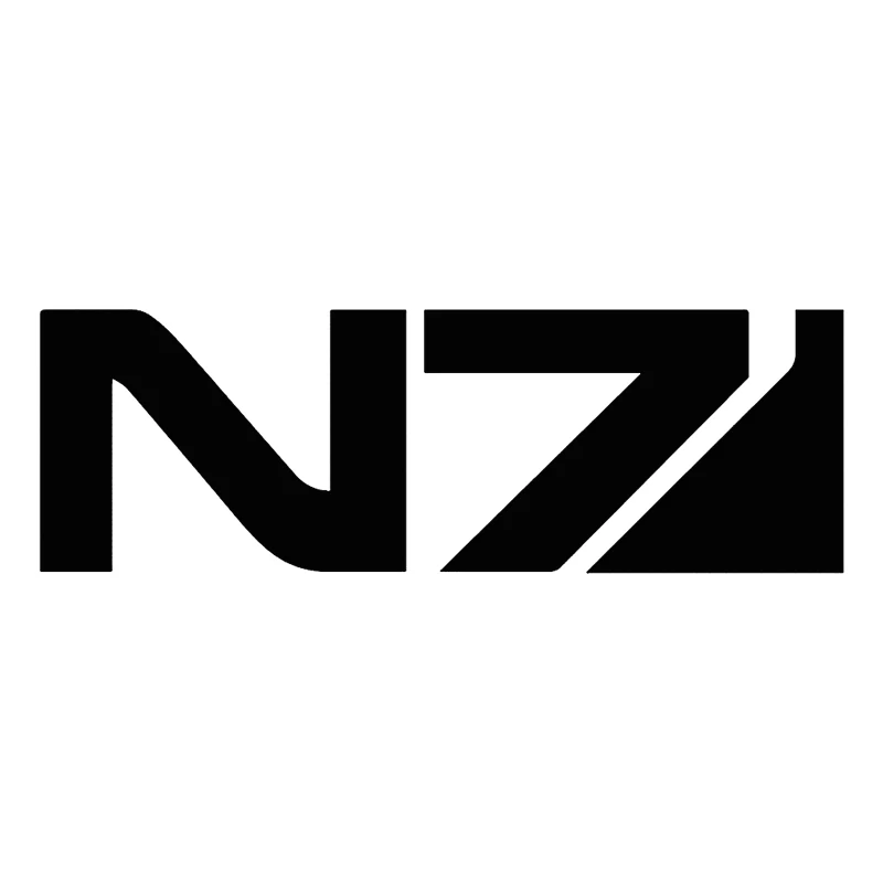 Автомобильный Стикеры винил 3D Mass Effect N7 клей оригинальность декоративная