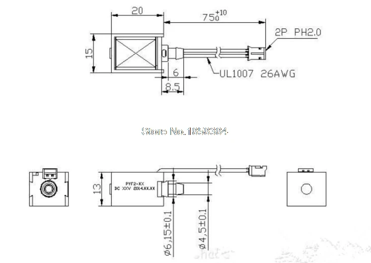 2PCS A new DC 3-6V normally closed solenoid valve type / pump vacuum | Обустройство дома