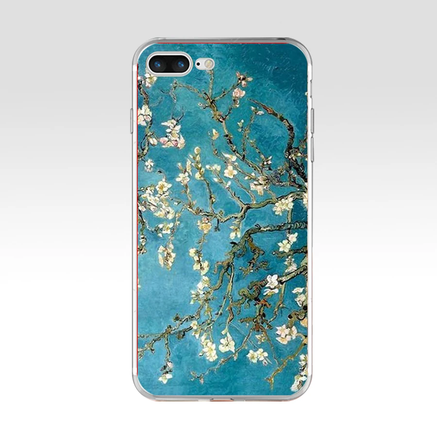 30 81G чехол с рисунком Ван Гога для iPhone 6 7 8 plus, чехол из мягкого ТПУ, силиконовый чехол для Apple iPhone 6S 7 8 plus, чехол - Цвет: 30
