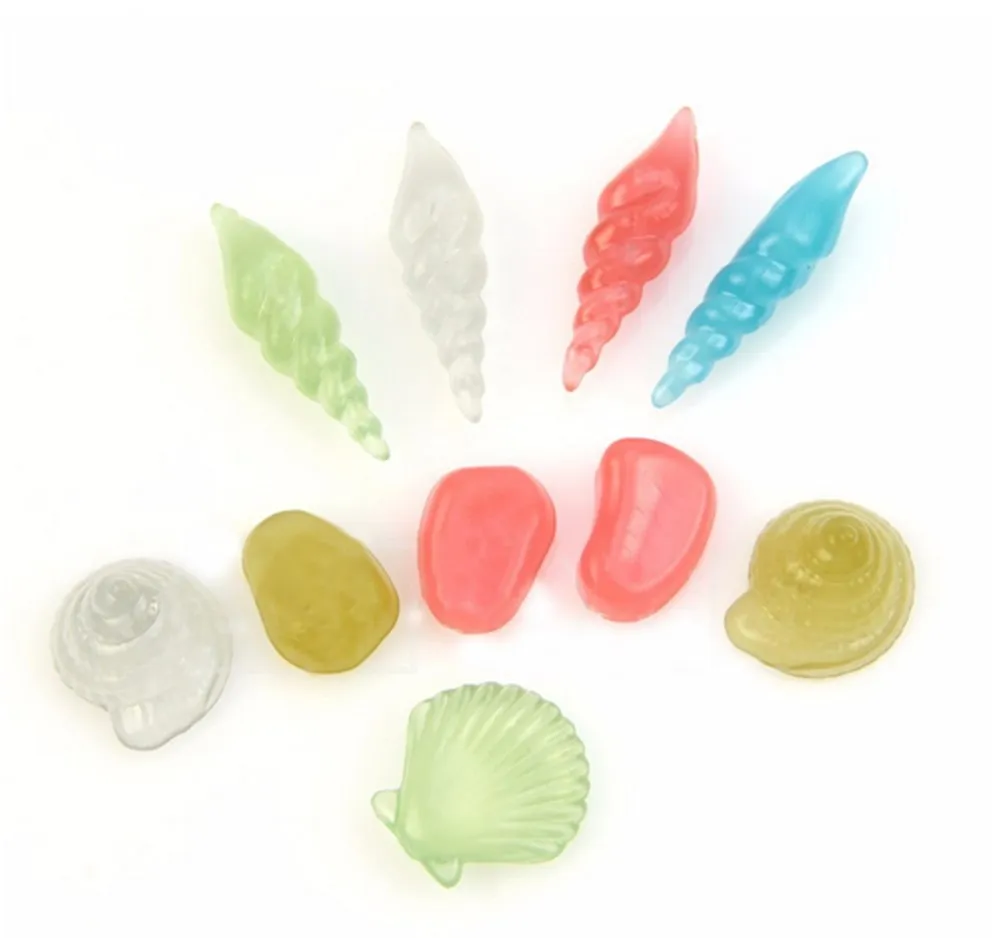 Аквариумный Декор для аквариума лучшего качества 10 шт. светящиеся в каменных