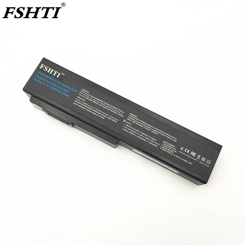 Аккумулятор 5200 мАч для Asus N61 N61J N61D N61V N61VG N61JA N61JV N53 A32 M50 M50s N53S N53SV|Аккумуляторы