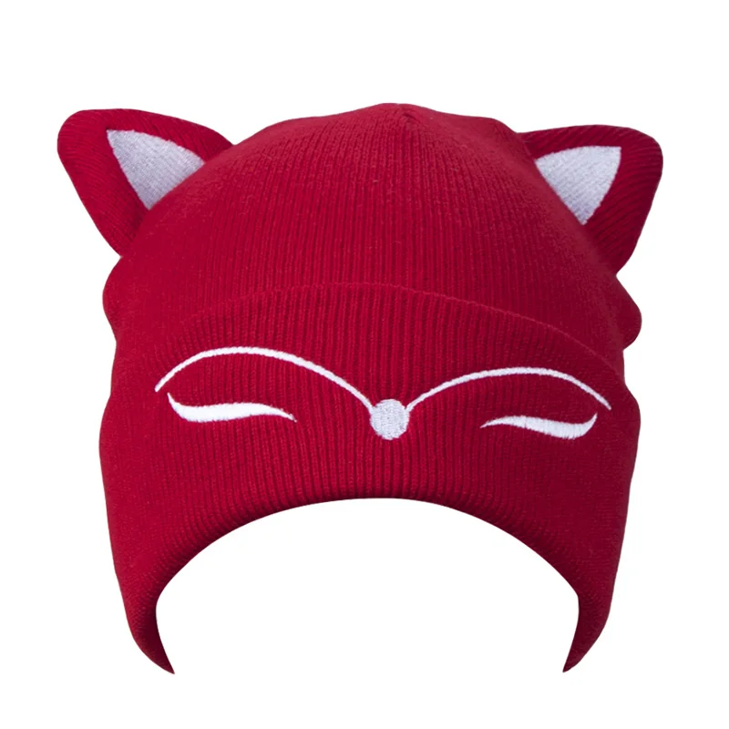 Женская шапка, AWAYTR, Осенние, Skullies& Beanies, женские, шерстяные, вязанные, Skullies, головные уборы, шапочки, часы, шапка, зимние шапки для женщин - Цвет: RED