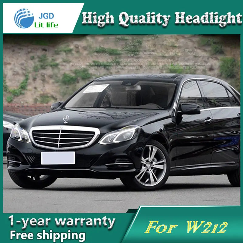 Чехол для фар Benz E180 E200 E260 W212 светодиодный двойной луч биксенон HID аксессуары |