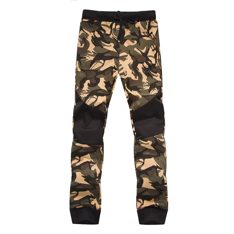 M-2XL 2018 Для мужчин с Jogger осенние узкие штаны-шаровары военный камуфляж брюки