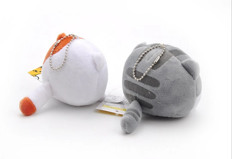 10 шт./лот Неко атсум кошка задний двор мини плюшевые мягкие куклы милые маленькие